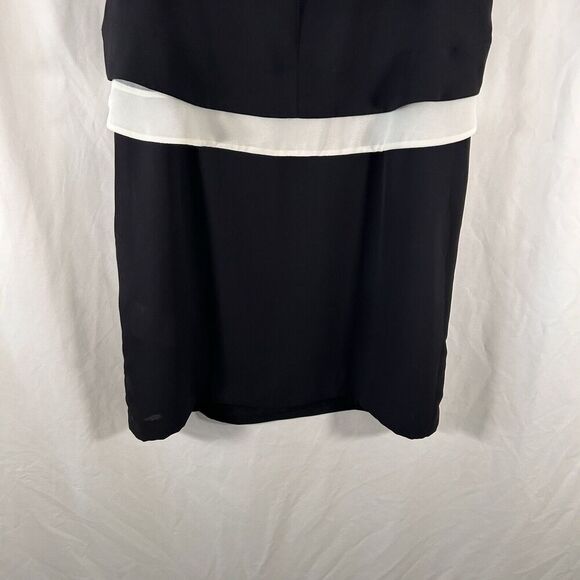 Banana Republic Knee Length Dress Womens 6 Black Sleeveless Pullover Lightweight - Picture 8 of 8